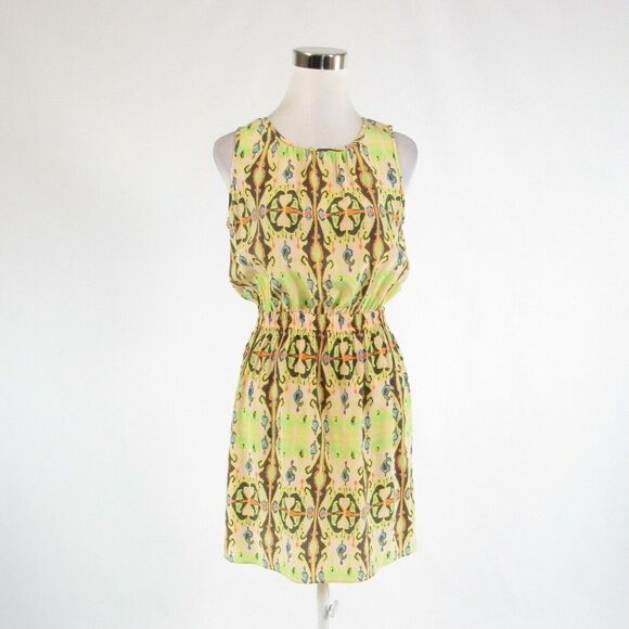 Light pink green TIBI A-line dress 0 - Picture 1 of 8